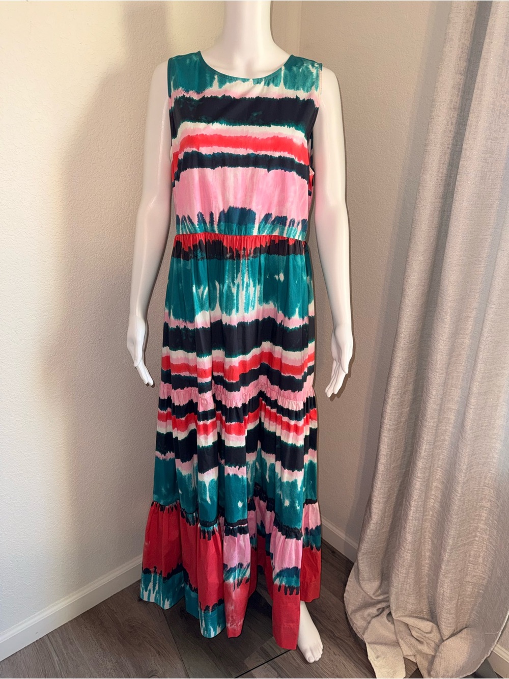 Tyler Boe large Sleeveless Tie-Dye Maxi Dress